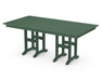 POLYWOOD Farmhouse 37" x 72" Dining Table in Green