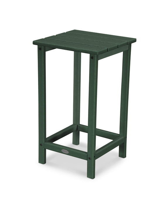 POLYWOOD Long Island 26" Counter Side Table in Green