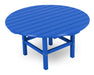 POLYWOOD Round 38" Conversation Table in Pacific Blue