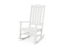POLYWOOD Nautical Porch Rocking Chair in Vintage White