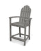 POLYWOOD Classic Adirondack Counter Chair in Slate Grey