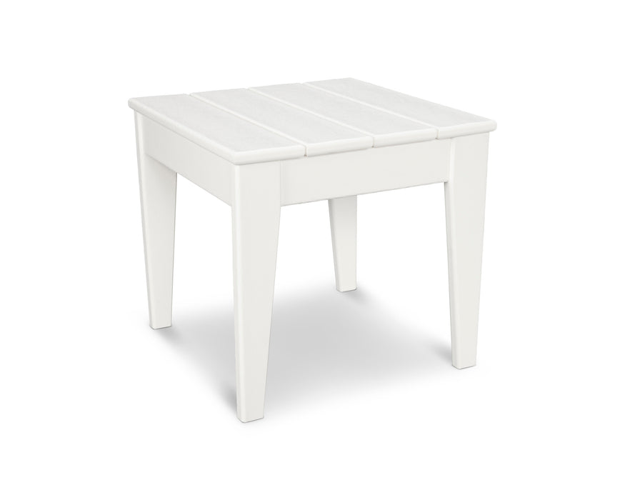 POLYWOOD Newport 18" Side Table in White