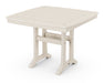 POLYWOOD Nautical Trestle 37" Dining Table in Sand