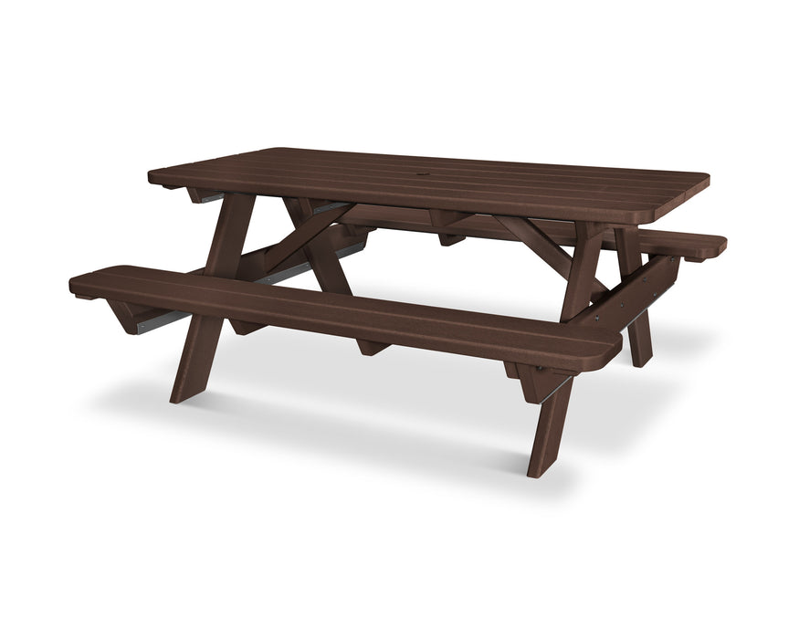 POLYWOOD Park 72" Picnic Table in Green
