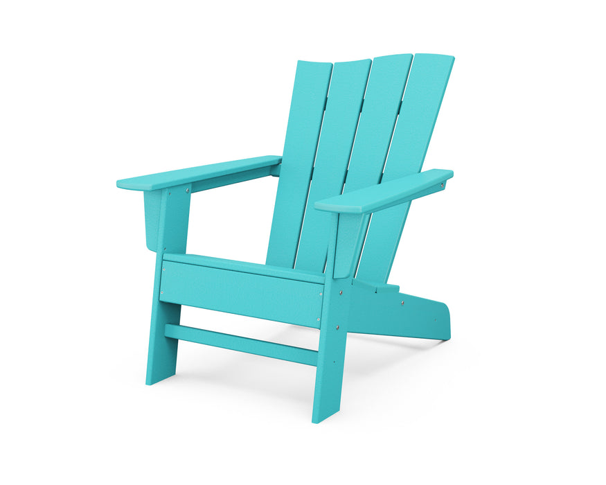 POLYWOOD The Wave Chair Right in Pacific Blue