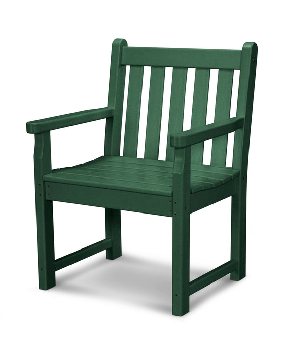 POLYWOOD Traditional Garden Arm Chair in Green