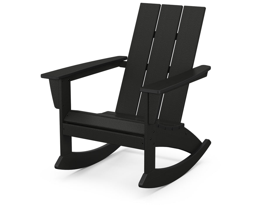 POLYWOOD® Modern Adirondack Rocking Chair in Sand