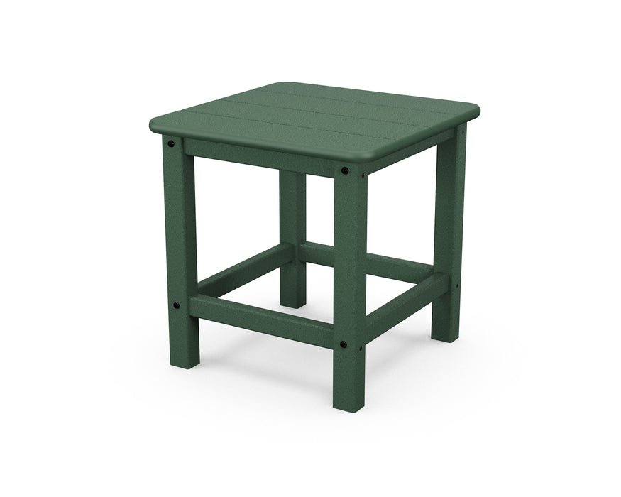 POLYWOOD Seashell 18" Side Table in Green