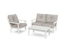 POLYWOOD Lakeside 3-Piece Deep Seating Set in
