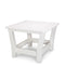 POLYWOOD Harbour Slat End Table in White
