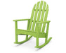 POLYWOOD Classic Adirondack Rocking Chair in Lime