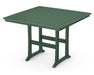 POLYWOOD Nautical Trestle 59" Bar Table in Green