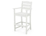 POLYWOOD Lakeside Bar Arm Chair in Vintage White