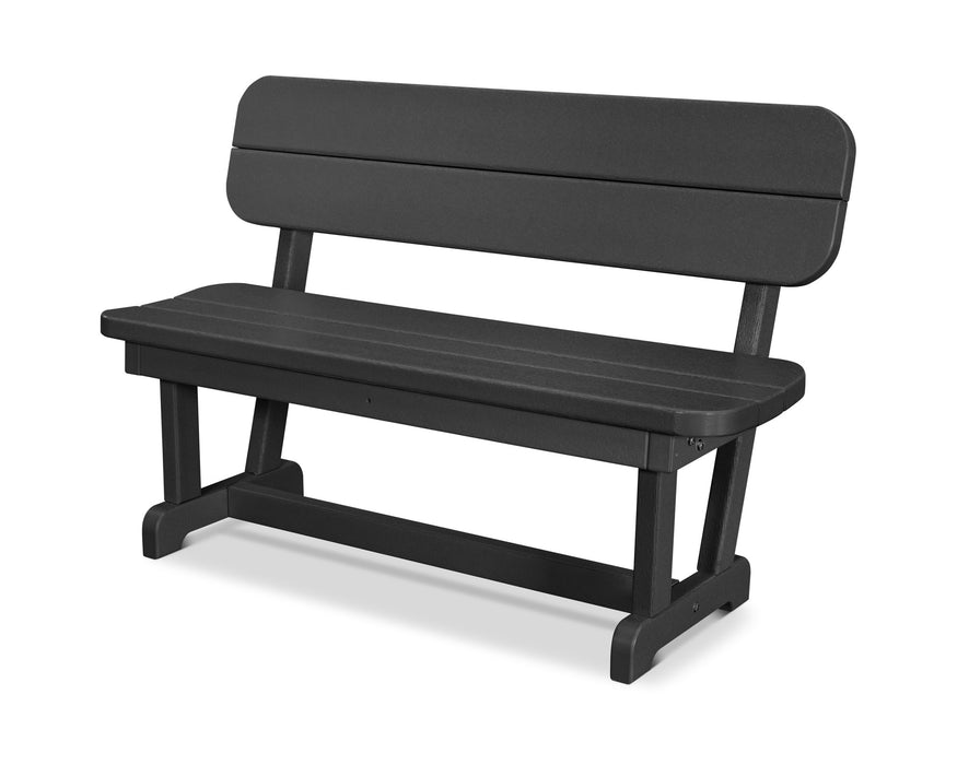 POLYWOOD Park 48" Bench in Black