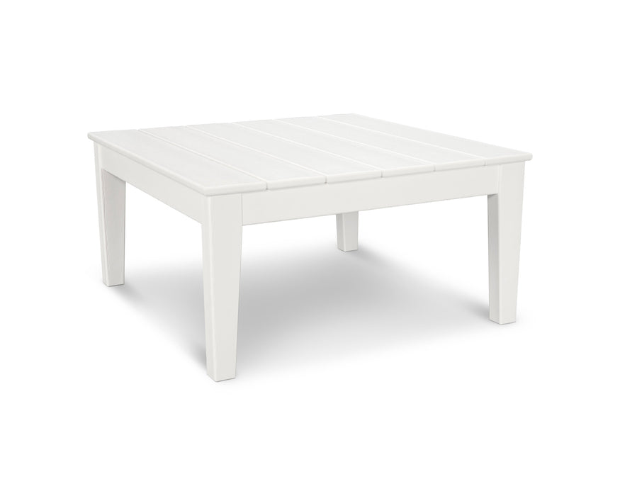POLYWOOD Newport 36" Conversation Table in White