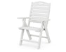 POLYWOOD Nautical Highback Chair in White