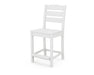 POLYWOOD Lakeside Counter Side Chair in White