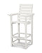 POLYWOOD Captain Bar Chair in White