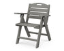 POLYWOOD Nautical Lowback Chair in Slate Grey