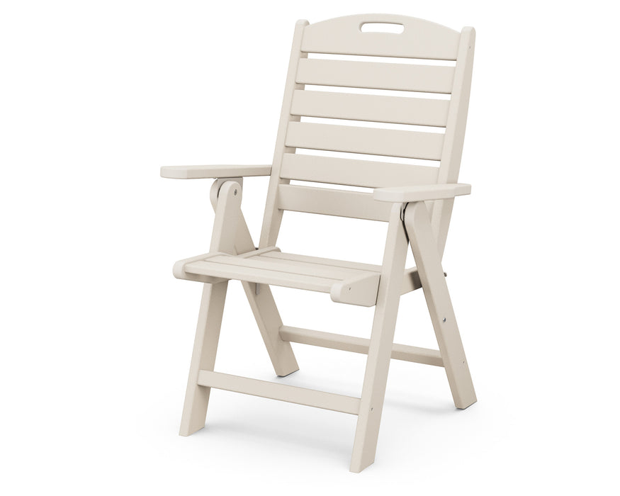 POLYWOOD Nautical Highback Chair in Sand