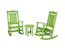 POLYWOOD Presidential 3-Piece Rocker Set in Lime