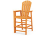 POLYWOOD South Beach Bar Chair in Tangerine