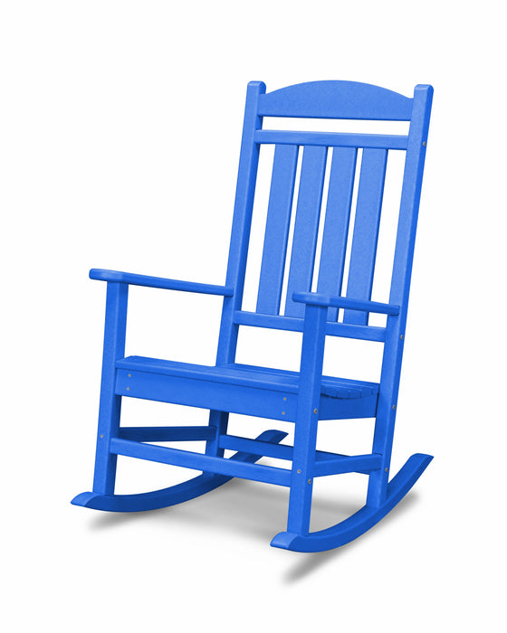 POLYWOOD Presidential Rocking Chair in Pacific Blue