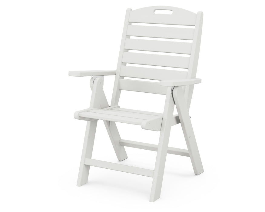 POLYWOOD Nautical Highback Chair in Vintage White