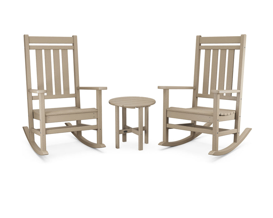 POLYWOOD Estate 3-Piece Rocking Chair Set — Outdoor Rooms by Design