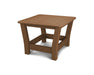 POLYWOOD Harbour Slat End Table in Teak