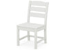 POLYWOOD Lakeside Dining Side Chair in Vintage White