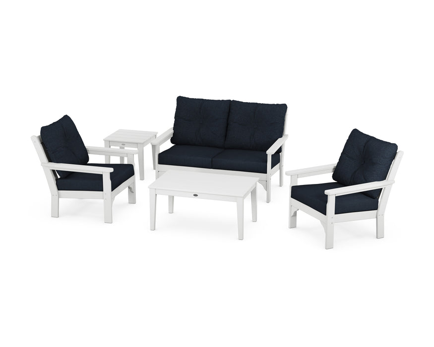 POLYWOOD Vineyard 5-Piece Deep Seating Set in