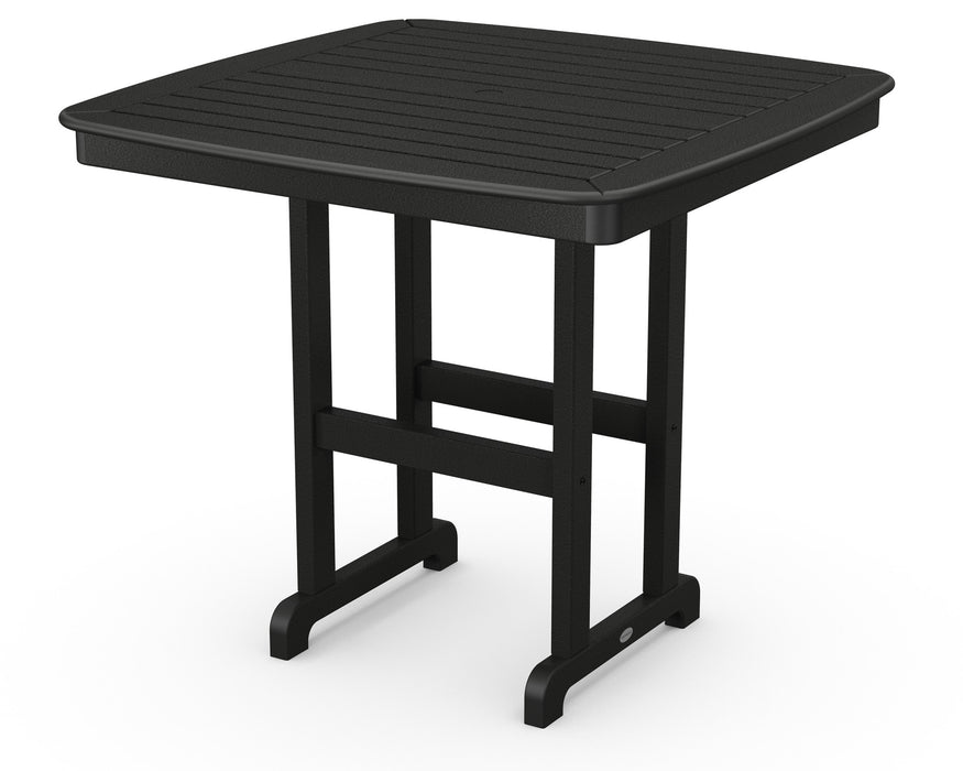 POLYWOOD Nautical 44" Counter Table in Black