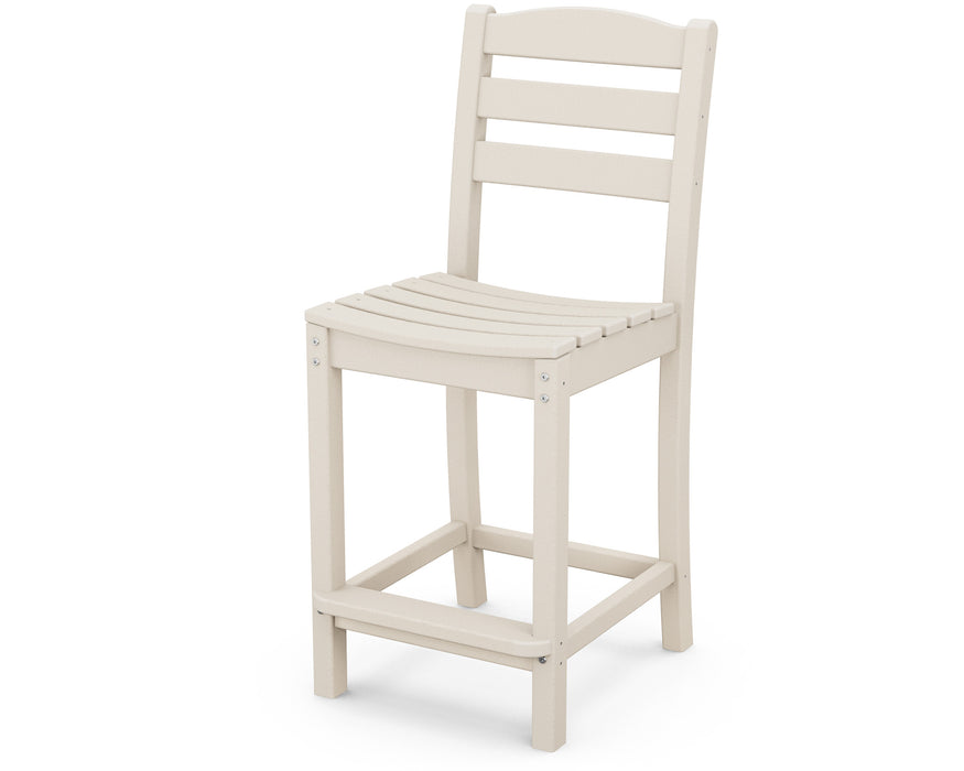 POLYWOOD La Casa Café Counter Side Chair in Sand