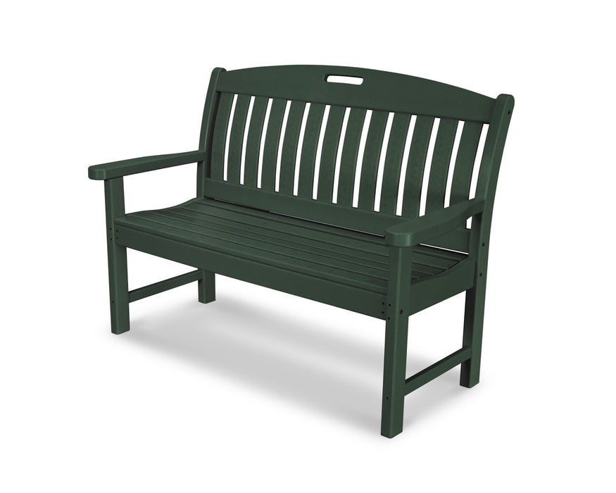 POLYWOOD Nautical 48" Bench in Green
