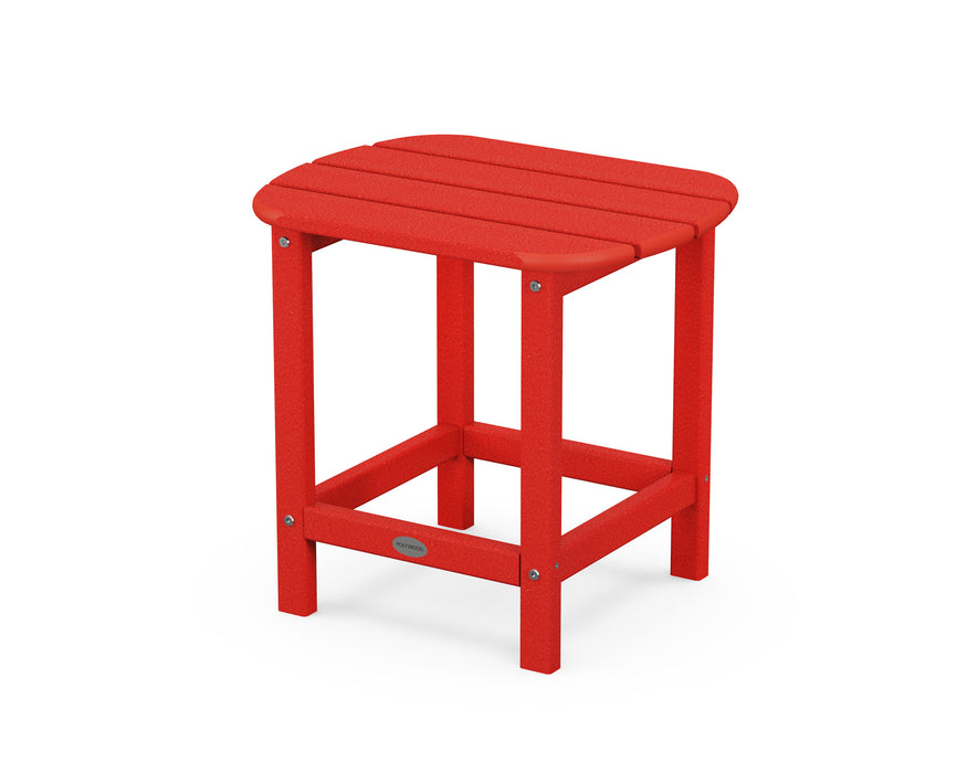 POLYWOOD South Beach 18" Side Table in Sunset Red