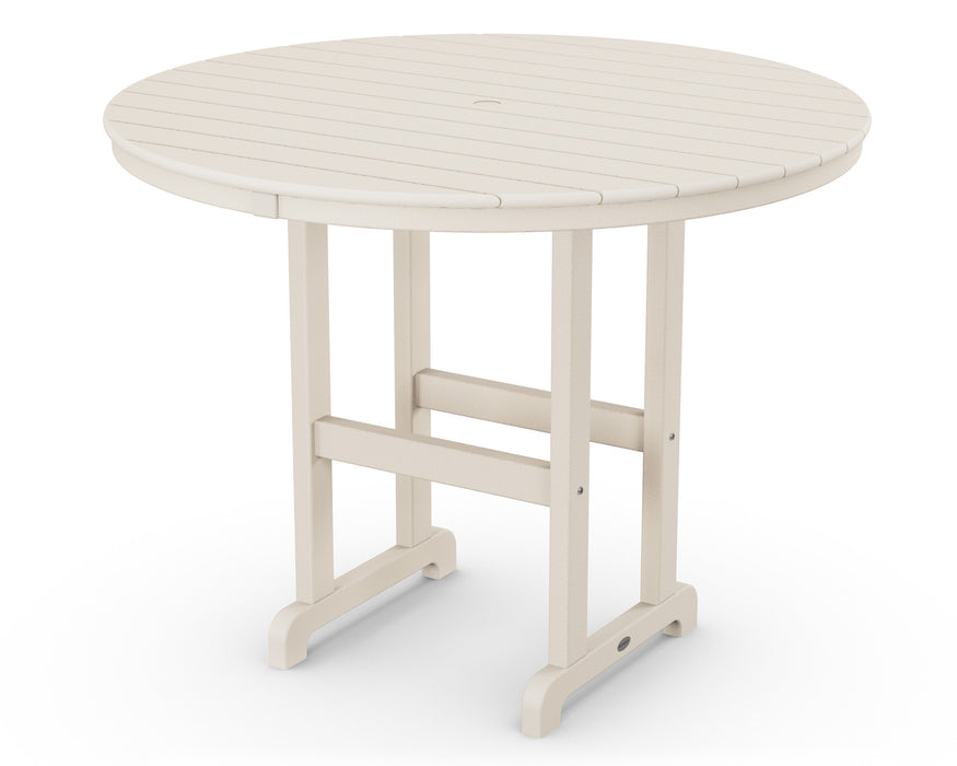 POLYWOOD Round 48" Counter Table in Sand
