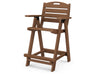 POLYWOOD Nautical Counter Chair in Teak
