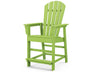 POLYWOOD South Beach Counter Chair in Lime