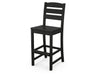 POLYWOOD Lakeside Bar Side Chair in Black