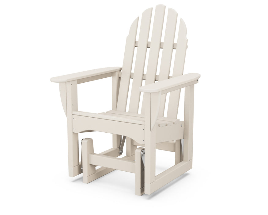 POLYWOOD Classic Adirondack Glider Chair — Outdoor Rooms by Design