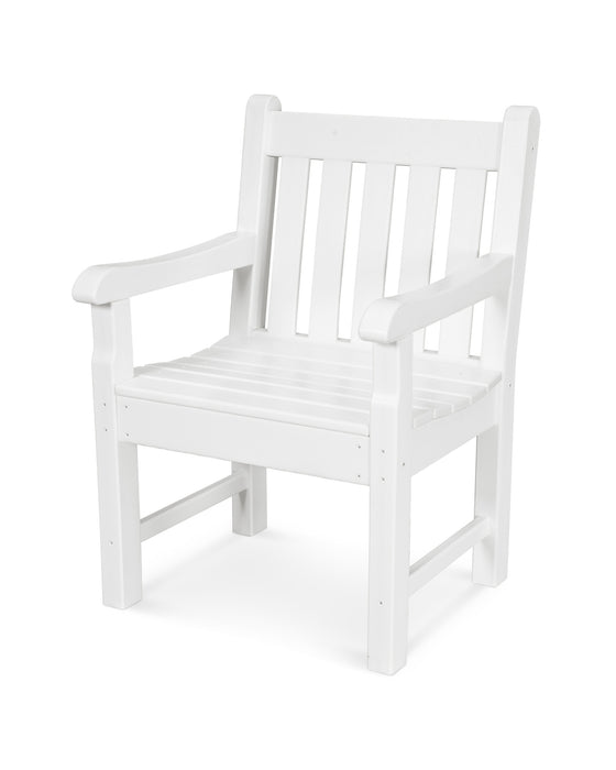POLYWOOD Rockford Garden Arm Chair in White