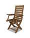 POLYWOOD Captain Dining Chair in Teak