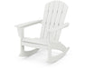 POLYWOOD® Nautical Adirondack Rocking Chair in Vintage White