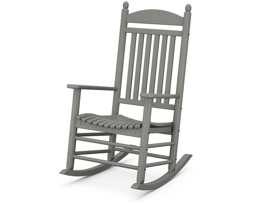 POLYWOOD Jefferson Rocking Chair in Slate Grey
