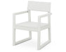 POLYWOOD EDGE Dining Arm Chair in Vintage White