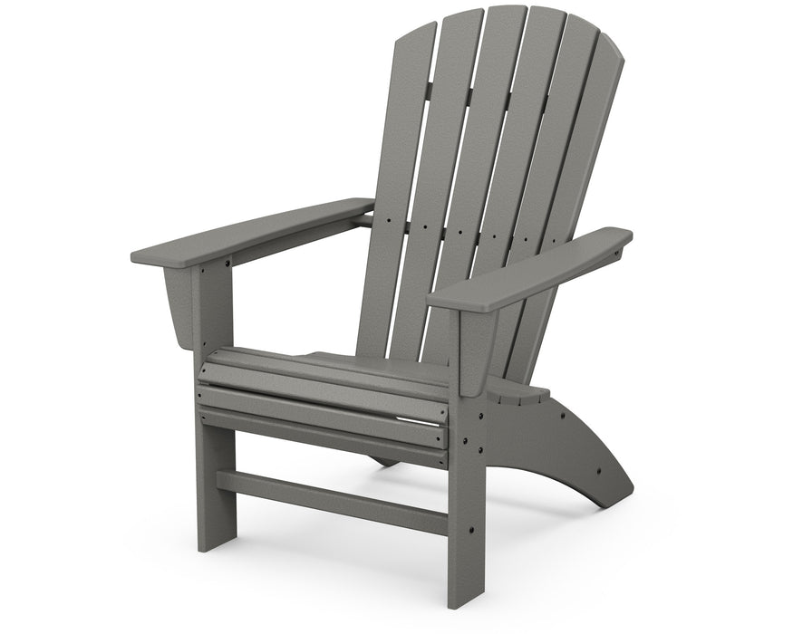 POLYWOOD® Nautical Curveback Adirondack Chair in Slate Grey