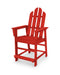 POLYWOOD Long Island Counter Chair in Sunset Red