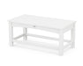 POLYWOOD Club Coffee Table in White