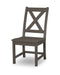 POLYWOOD Braxton Dining Side Chair in Vintage Coffee